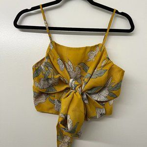 Nordstrom Floral Cropped Top